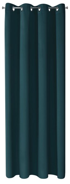 ZATEMŇOVACÍ ZÁVES NA KRÚŽKOCH PARISA 135X250 CM TMAVÁ TYRKYSOVÁ
