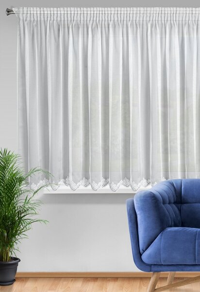 ZÁCLONA NA PÁSKE LIZ2 300X145 CM BIELA