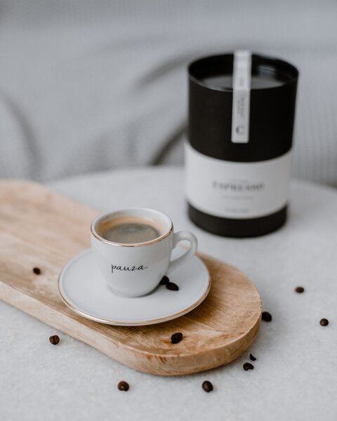 Šálka na espresso s podšálkou Pauza 90 ml, 0,09 l