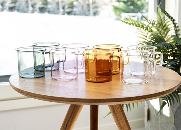 Muurla Hrnček Glass 0,35l, jantárový
