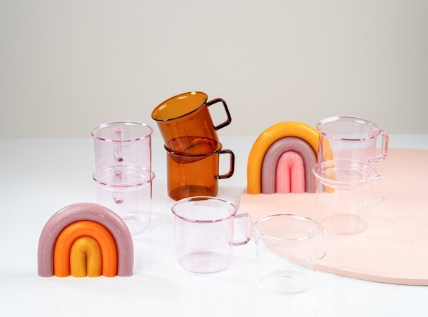 Muurla Hrnček Glass 0,35l, číry