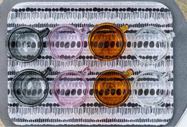 Muurla Hrnček Glass 0,35l, jantárový