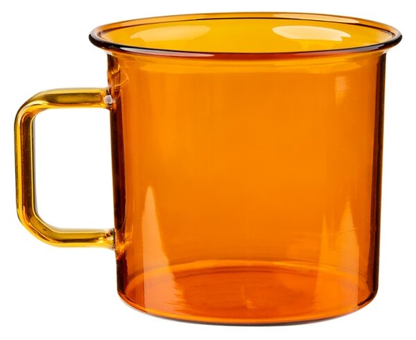 Muurla Hrnček Glass 0,35l, jantárový