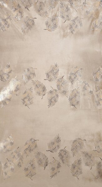 ZATEMŇOVACÍ ZÁVES NA KRÚŽKOCH IDALIA 140X250 CM LISTY