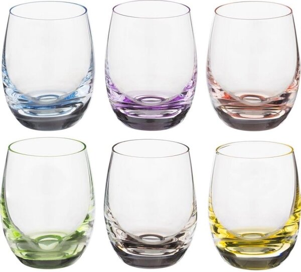 BOHEMIA RAINBOW POHÁR NA LIKÉR 60 ML SADA 6 KS
