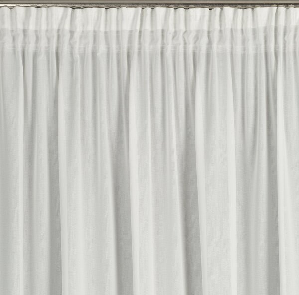ZÁCLONA NA PÁSKE ROSSI 135X270 CM BIELA