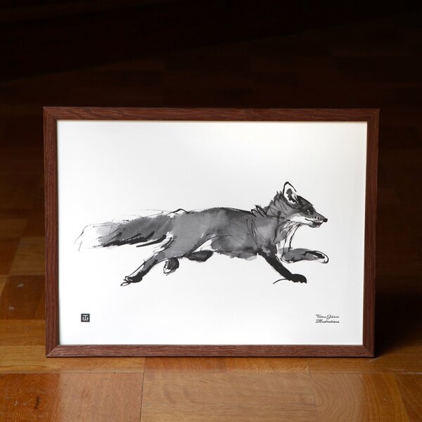 Teemu Järvi Plagát Adventurous Fox 40x30