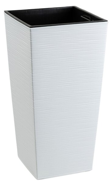 PLASTOVÝ KVETINÁČ PORTO RIFLO 67,5X35X35 CM BIELA