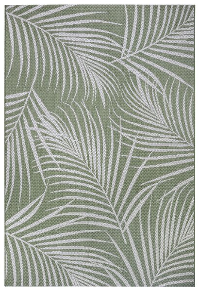 Hanse Home Collection koberce Kusový koberec Flatweave 104850 Green / Cream – na von aj na doma - 120x170 cm