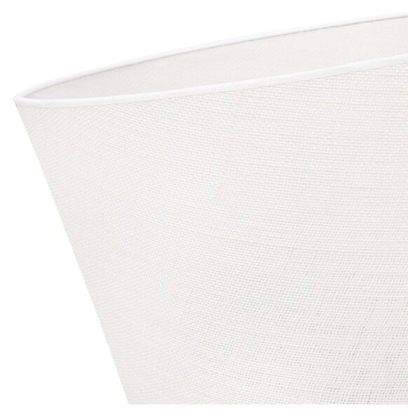 Závesné svietidlo Juta, 1x biele jutové tienidlo, (fi 44cm), w