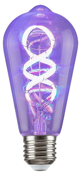 Rabalux LED špirálová filamentová žiarovka ST64 4W/E27/300Lm/2700K+RGB/Dim