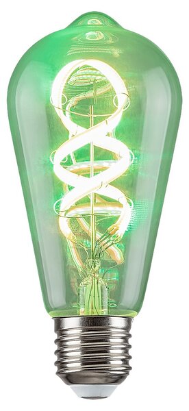 Rabalux LED špirálová filamentová žiarovka ST64 4W/E27/300Lm/2700K+RGB/Dim