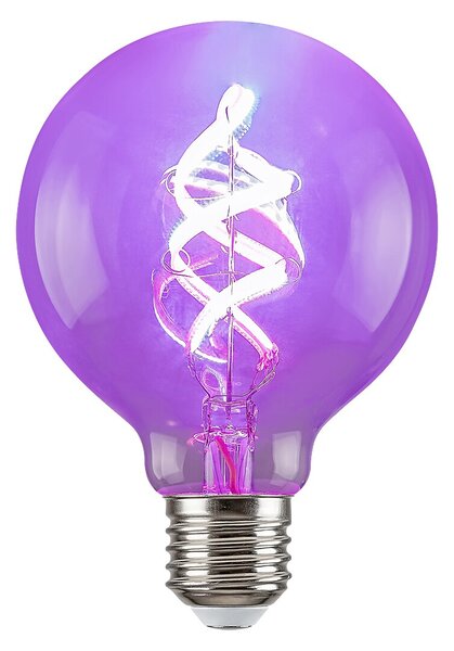 Rabalux LED špirálová filamentová žiarovka G95 RGB 4W/E27/300Lm/2700K/Dim