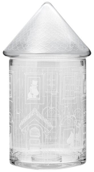 Muurla Sklenená dóza Moominhouse 30,5cm