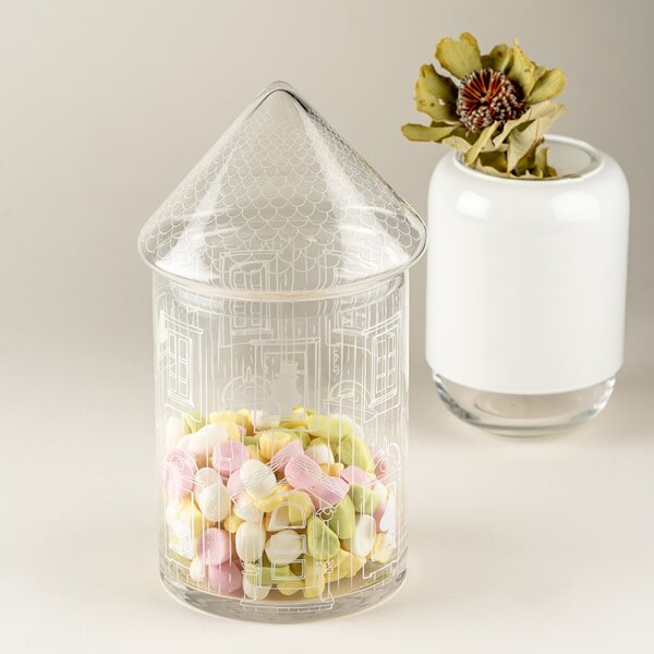 Muurla Sklenená dóza Moominhouse 30,5cm
