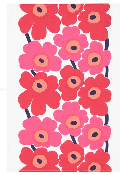 Marimekko Utierka Unikko 47x70cm, 2ks, červená