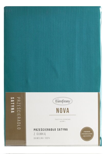 MAKOSATÉNOVÉ PRESTIERADLO NOVA 160X200 CM, VÝŠKA 30 CM TYRKYSOVÉ