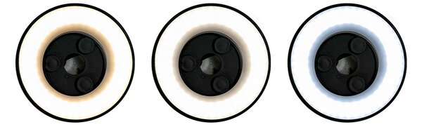 Exteriérové nástenné LED svietidlo Disk, 1x LED 9w, CCT, čierna