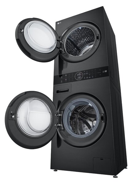 LG WT1210BBF WT1210BBF.APBQKCZ + darčeková poukážka do Teta drogéria WT1210BBF.APBQKCZ - Pracia veža práčka + sušička