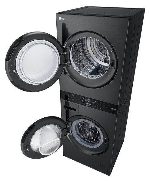 LG WT1210BBF WT1210BBF.APBQKCZ + darčeková poukážka do Teta drogéria WT1210BBF.APBQKCZ - Pracia veža práčka + sušička