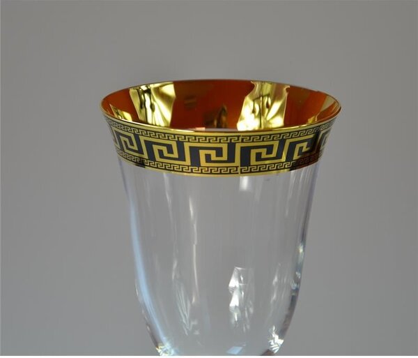 BOHEMIA ANGELA VERSO GOLD POHÁR NA VÍNO 250 ML SADA 6 KS