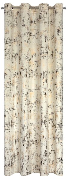 ZATEMŇOVACÍ ZÁVES NA KRÚŽKOCH TONIA 140X250 CM KRÉMOVÁ
