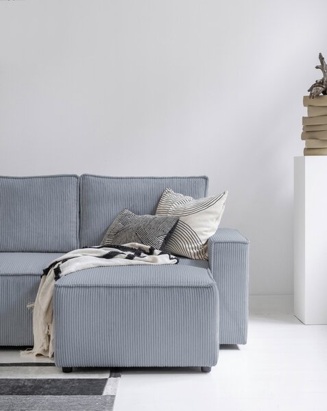 ROHOVÁ SEDAČKA, textil, svetlosivá MID.YOU - Sedačky, Online Only