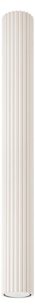 Stropné svietidlo Karbon, 1x béžové kovové tienidlo, (60 cm)