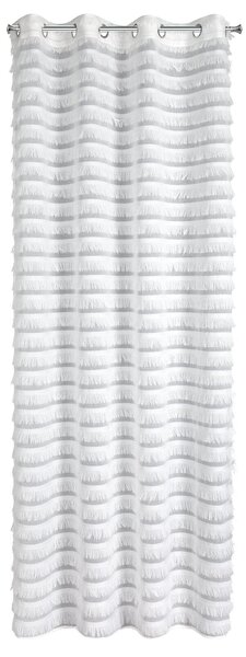 ZÁCLONA NA KRÚŽKOCH DANA1 140X250 CM BIELA