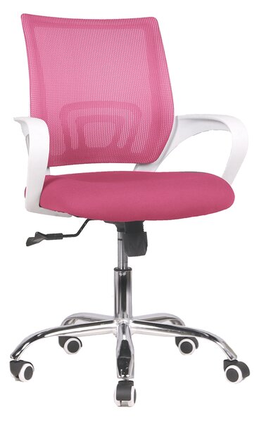 Kancelárske kreslo Sanaz Typ 2 - ružová / biela