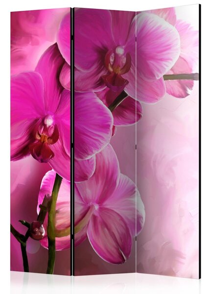 Paraván - Ružová orchidea