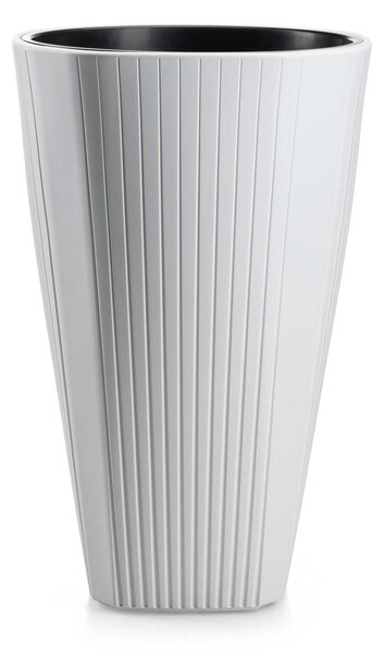 PLASTOVÝ KVETINÁČ MORA 39X61 CM BIELA