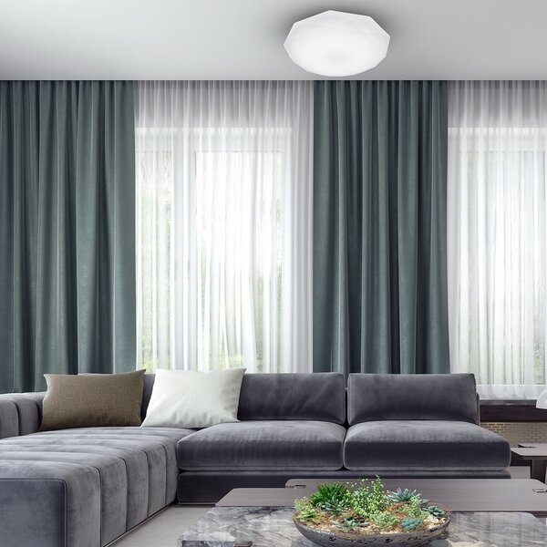 Stropné LED svietidlo Hex, 1x LED 24w, 4000k, (fi 50 cm), w