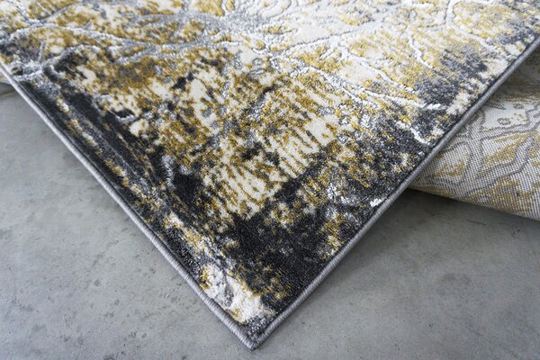 Berfin Dywany, Kusový koberec Zara 9630 Yellow Grey, 120x180, žltá, kancelária
