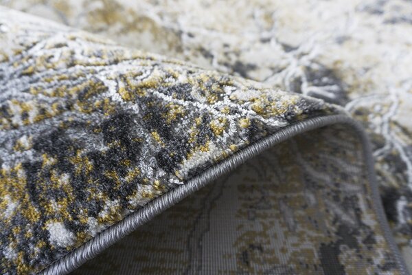 Berfin Dywany, Kusový koberec Zara 9630 Yellow Grey, 120x180, žltá, kancelária