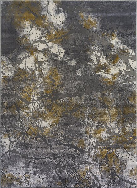 Berfin Dywany Kusový koberec Zara 9651 Yellow Grey - 80x150 cm