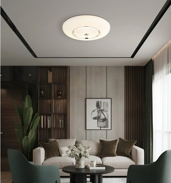 Globo 48071-50 - LED stropné svietidlo GRAHAM LED/48W/230V pr. 59 cm biela