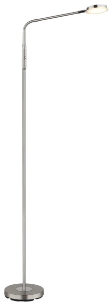 Globo 58504SN - LED stmievateľná dotyková stojacia lampa SILVIO LED/6,5W/230V matný chróm