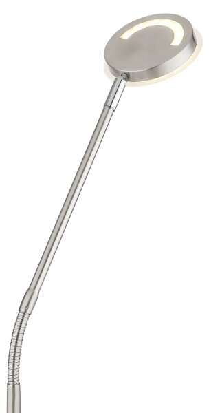 Globo 58504SN - LED stmievateľná dotyková stojacia lampa SILVIO LED/6,5W/230V matný chróm