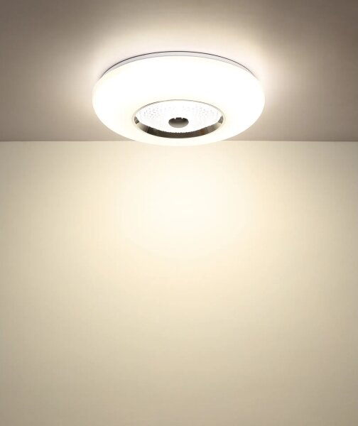 Globo 48071-50 - LED stropné svietidlo GRAHAM LED/48W/230V pr. 59 cm biela