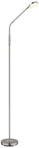 Globo 58504SN - LED stmievateľná dotyková stojacia lampa SILVIO LED/6,5W/230V matný chróm