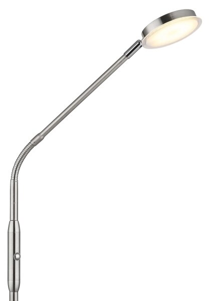 Globo 58504SN - LED stmievateľná dotyková stojacia lampa SILVIO LED/6,5W/230V matný chróm