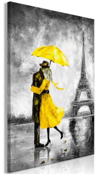Obraz - Hmla v Paríži - žltá 40x60