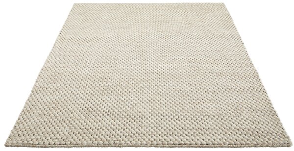 RUČNE TKANÝ KOBEREC, 60/120 cm, biela Boxxx - Koberce