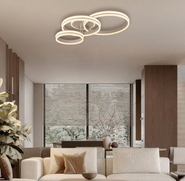 Globo 67260-72SA - LED stmievateľné stropné svietidlo RUBIO LED/72W/230V 3000K 79,5x50 cm