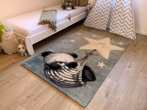 Vopi, Detský koberec Kiddo A1083 blue, 120x170, modrá, detská izba