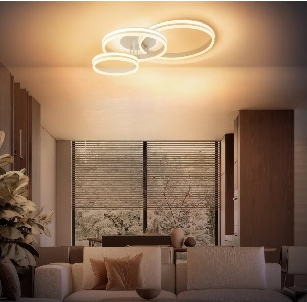 Globo 67260-72SA - LED stmievateľné stropné svietidlo RUBIO LED/72W/230V 3000K 79,5x50 cm