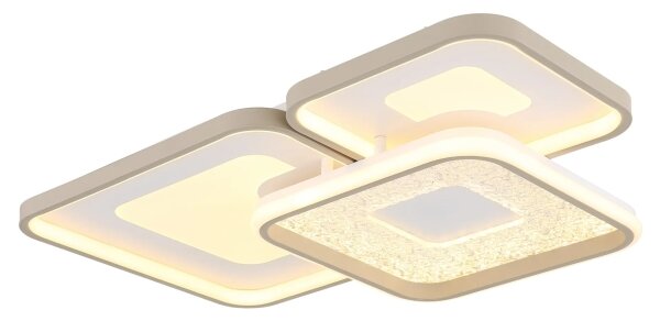 Globo 48097-62 - LED stmievateľné stropné svietidlo MOSAIKO LED/55W/230V 65x45,5 cm+DO
