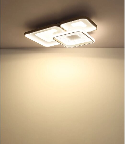 Globo 48097-62 - LED stmievateľné stropné svietidlo MOSAIKO LED/55W/230V 65x45,5 cm+DO