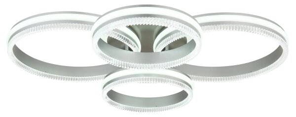 Globo 67377-90 - stmievateľné LED stropné svietidlo FRANCINE LED/90W/230V strieborné+DO